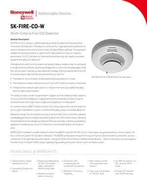 Silent Knight SK-FIRE-CO-W Manual Cover