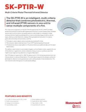 Silent Knight SK-PTIR-W Manual Cover