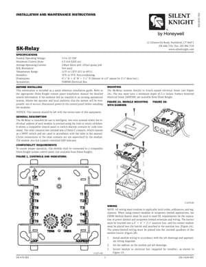 Silent Knight SK-Relay Manual Cover