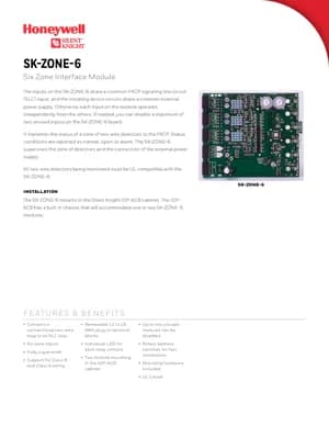 Silent Knight SK-ZONE-6 Manual Cover