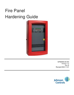 Fire Panel Hardening Guide manual thumbnail