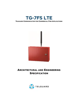 Telguard TG-7FS LTE Manual Cover