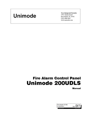 Unimode 200UDLS manual thumbnail