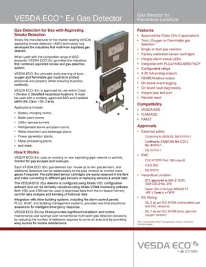 VESDA ECO Ex manual thumbnail