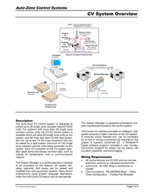 Auto-Zone CV System Overview manual thumbnail