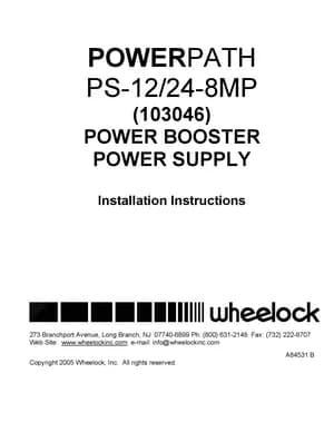 POWERPATH PS-12/24-8MP manual thumbnail