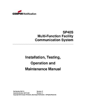 SP40S manual thumbnail